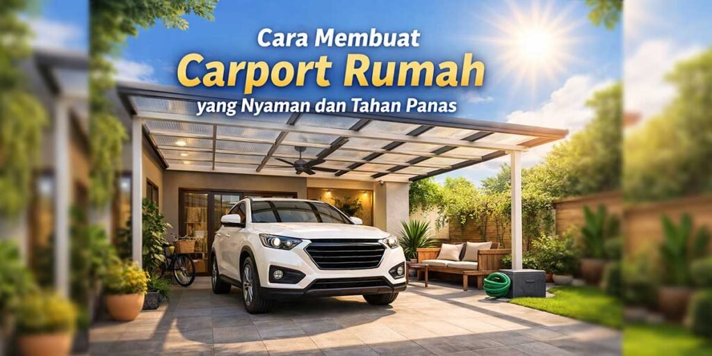 Cara Membuat Carport Rumah yang Nyaman dan Tahan Panas