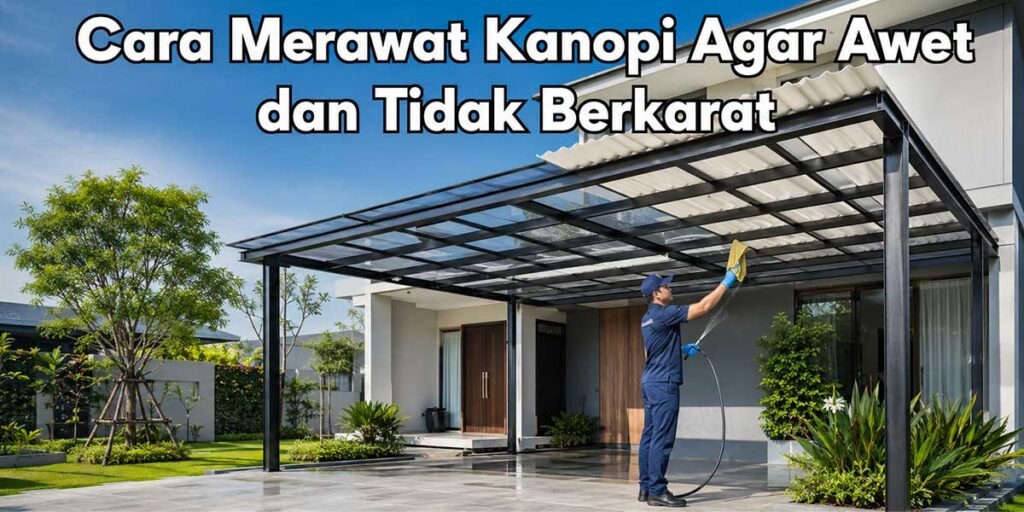Cara Merawat Kanopi Agar Awet dan Tidak Berkarat