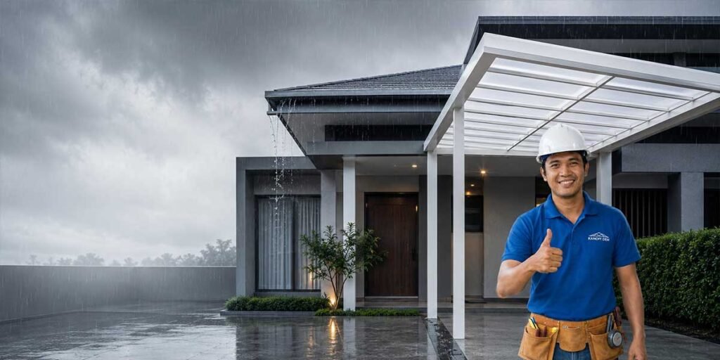 Kenapa Kanopi Rumah Bisa Bocor? Ini Penyebabnya