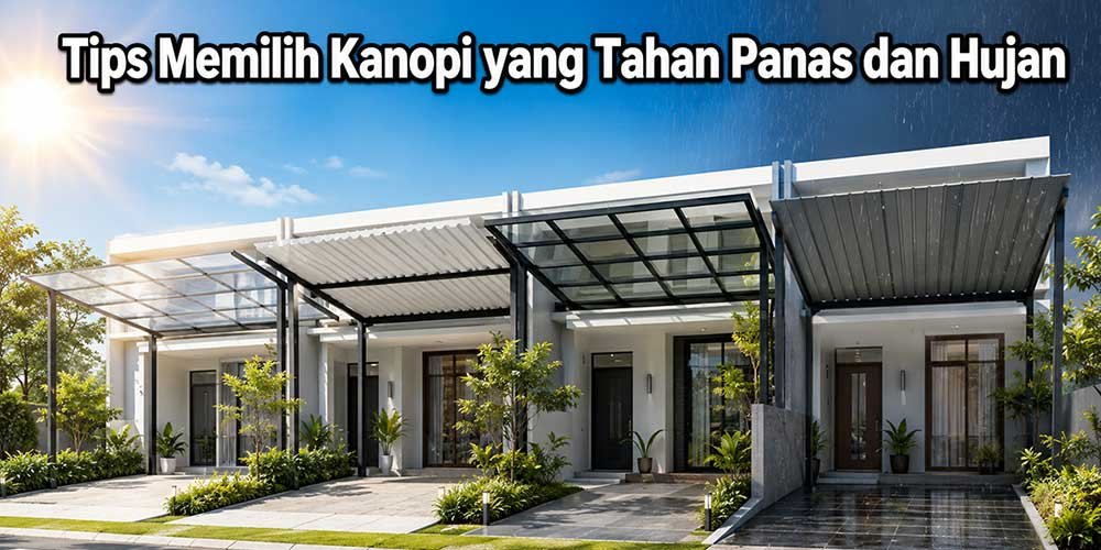Tips Memilih Kanopi yang Tahan Panas dan Hujan